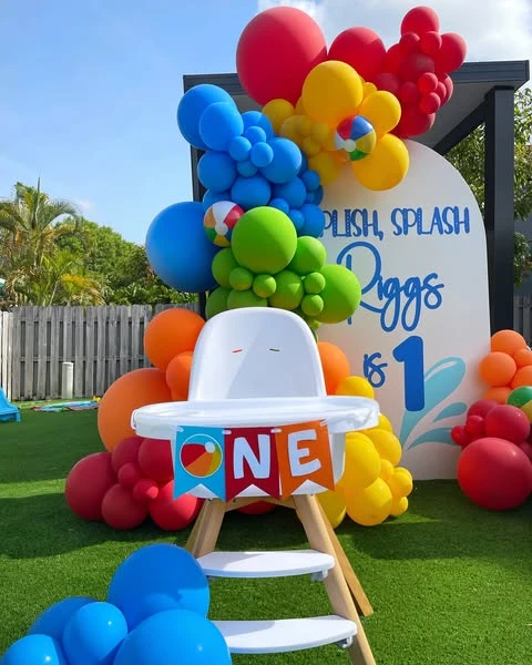 6. Build a Colorful Splash Party Photo Zone image 2
