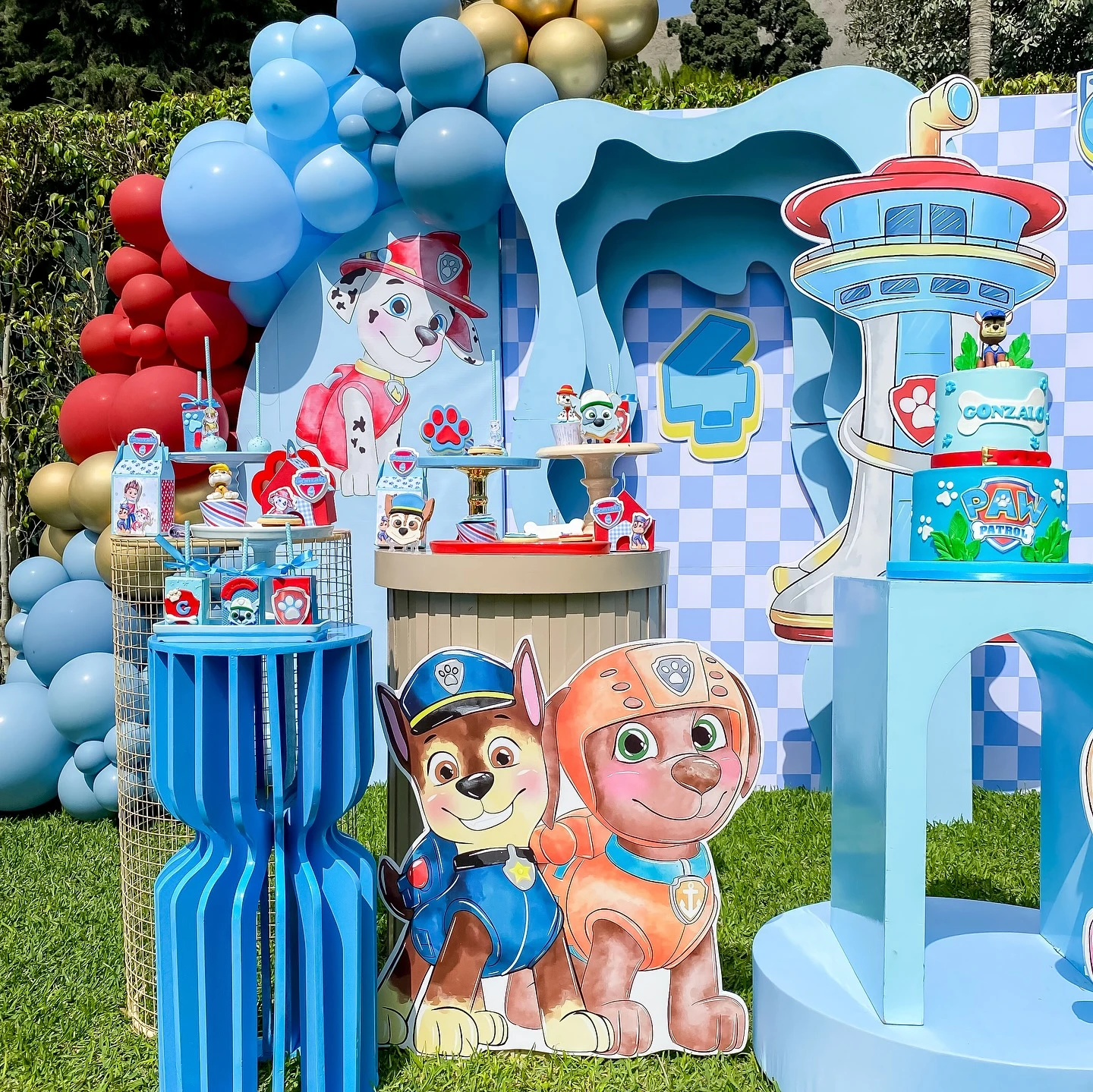 3. Build One Big Paw Patrol Photo Zone image 4