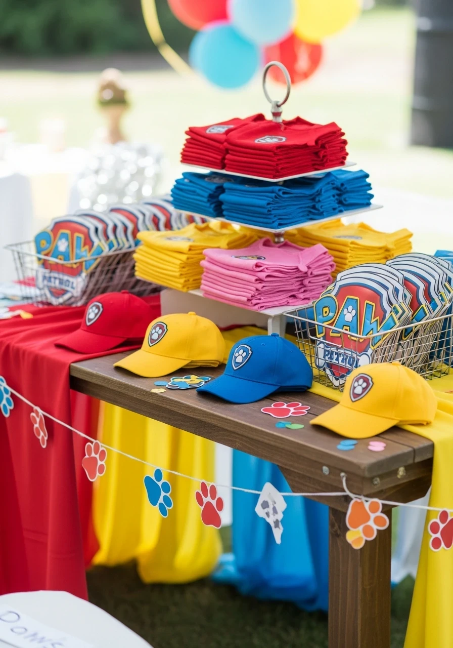 22. Create a 'Suit Up' Paw Patrol Favor Station