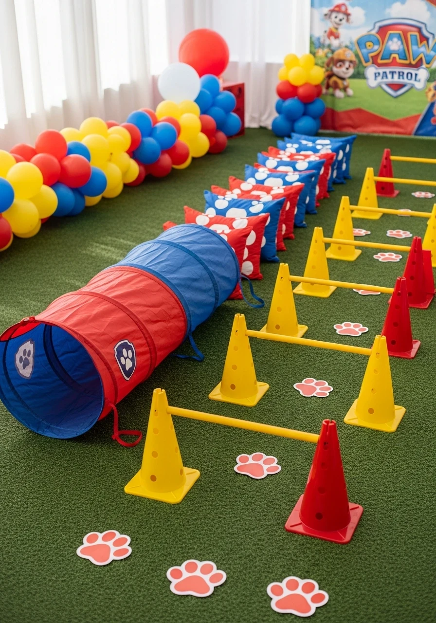17. Set Up a Paw Patrol Training Obstacle Course