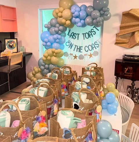 14. Welcome Bags as Decor