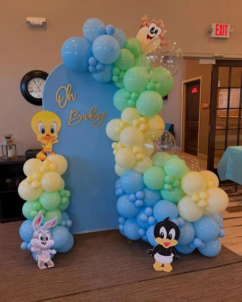 1. Backdrop with Character Cutouts