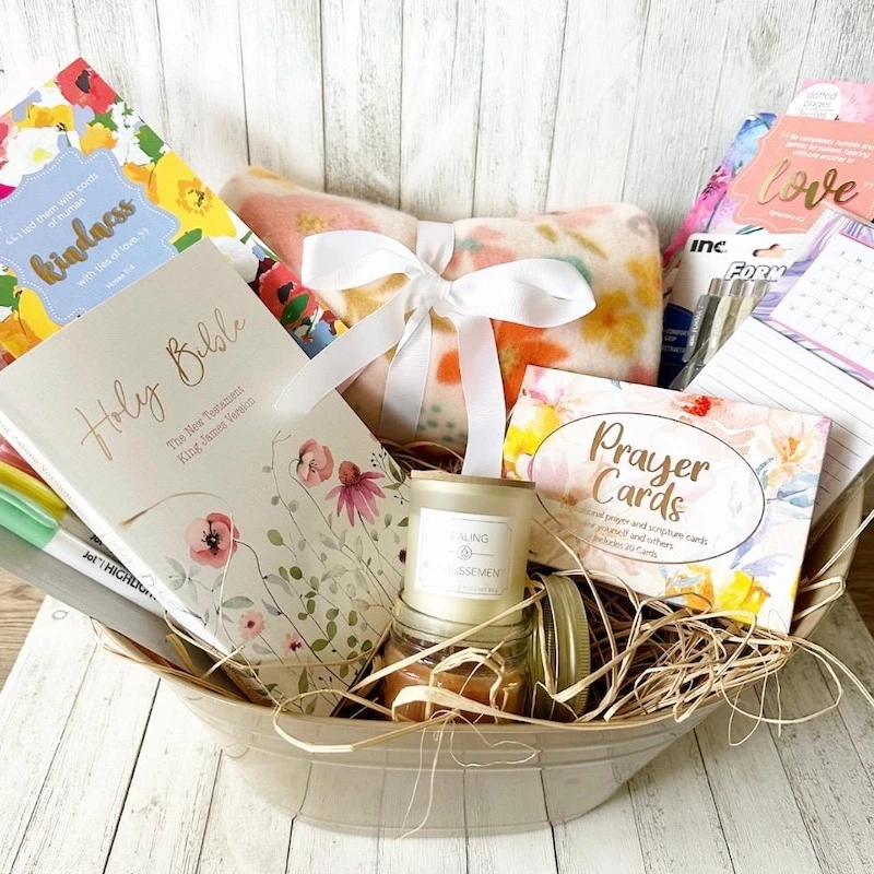 44. Faith-Based Gift Basket