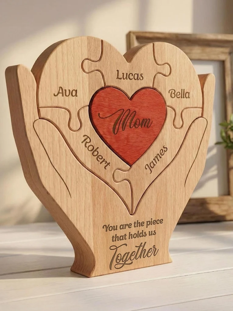 14. Personalized Family Name Puzzle