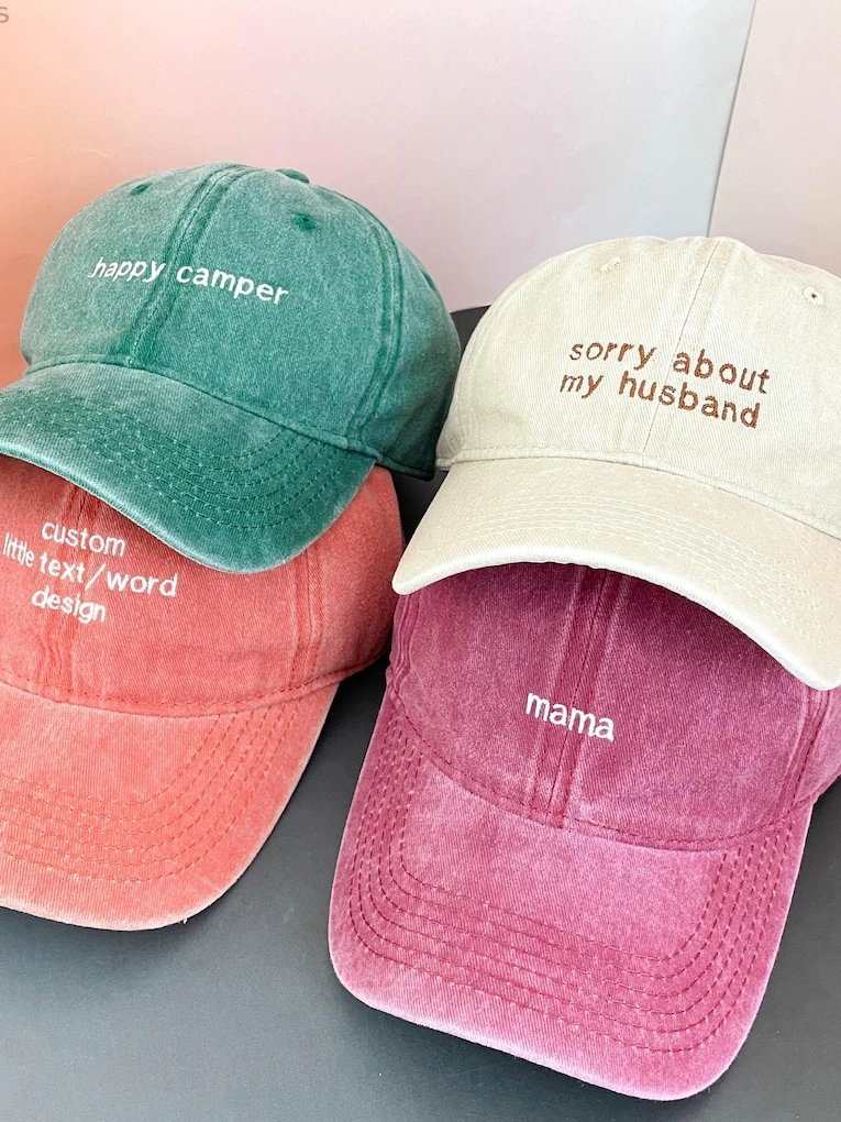 35. Personalized Embroidered Hats