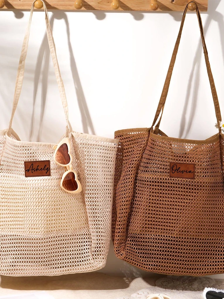 4. The Personalized Mesh Tote