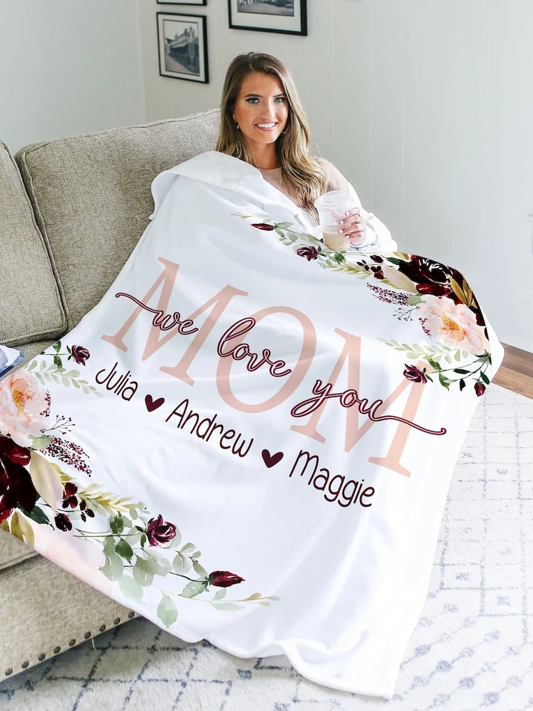40. Personalized Fleece Blanket