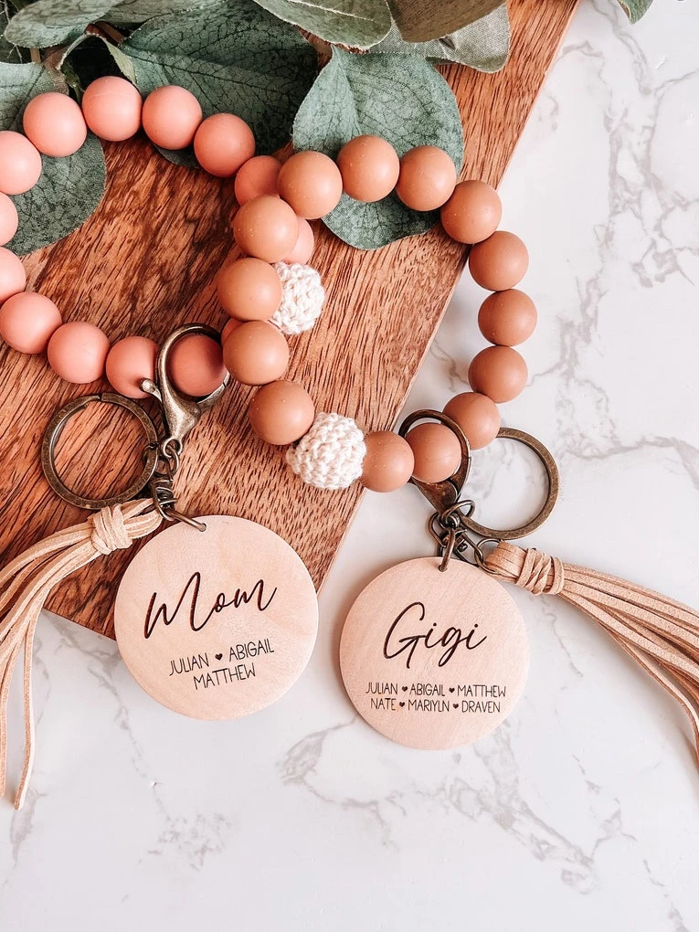 15. Engraved Keychain Wristlet