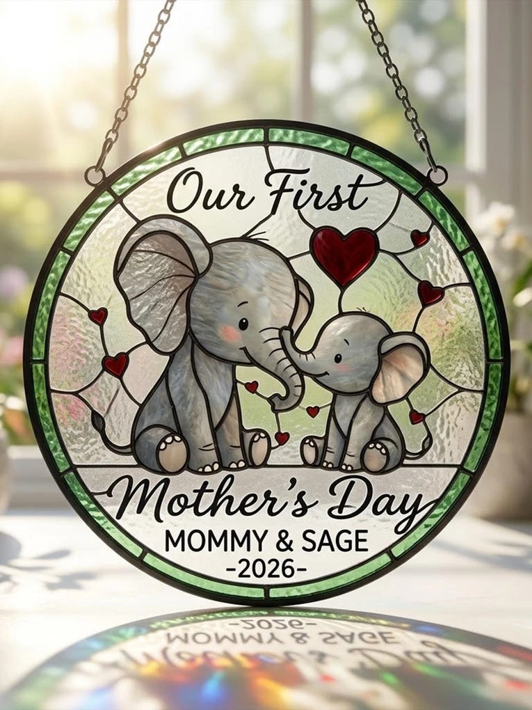7. First Mother's Day Suncatcher