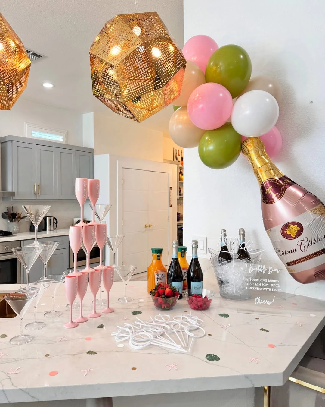 14. A Dedicated Bubbly Bar