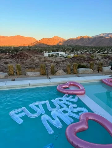 3. Simple Pool Lettering