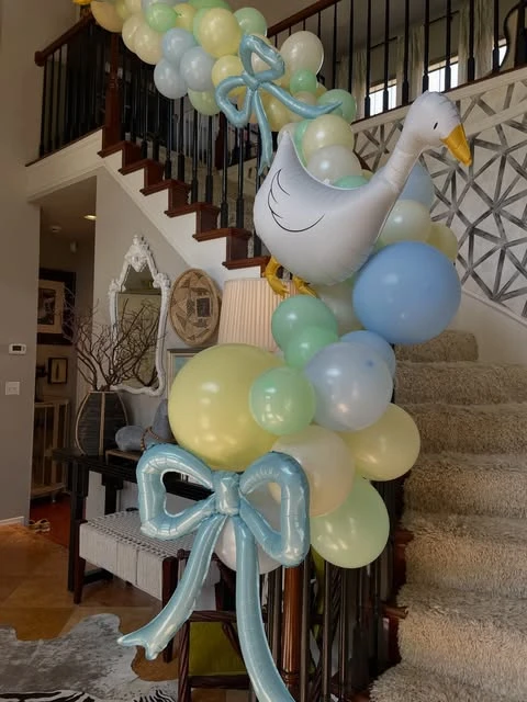 3. Staircase Balloon Garland