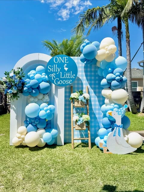 8. Outdoor Photo Backdrop