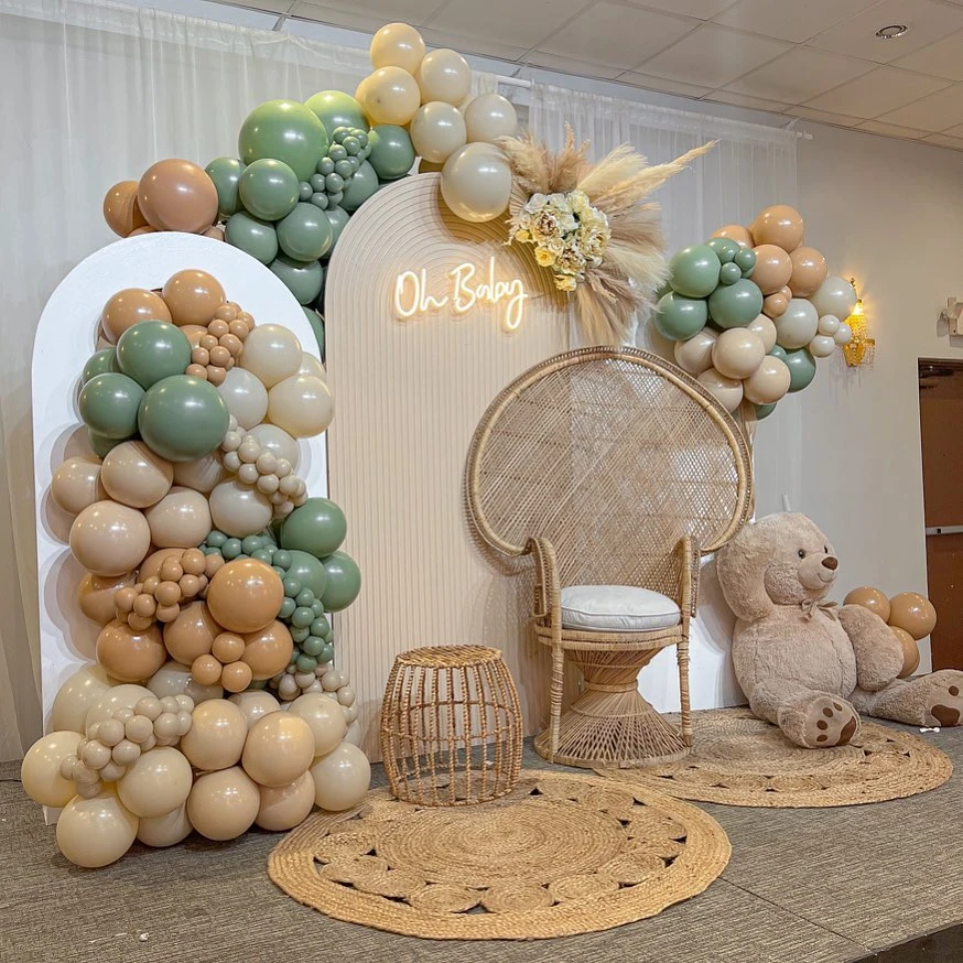 30. Boho Peacock Chair Setup