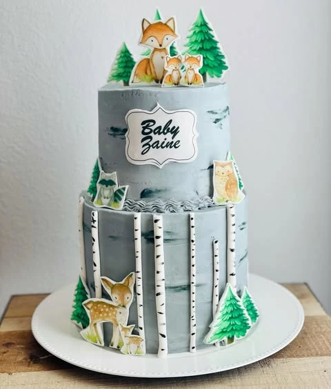 17. Edible Image Character Cake