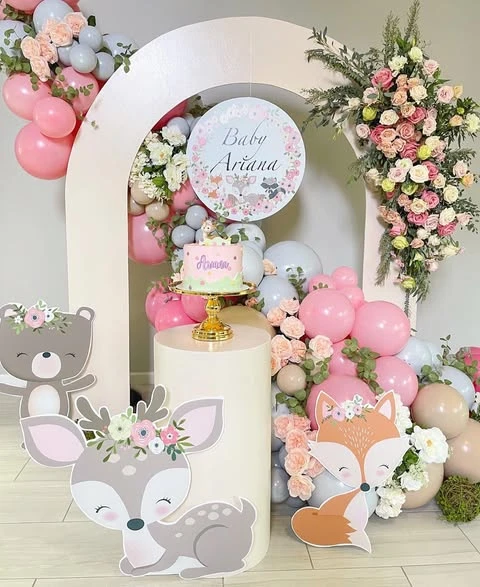 27. Pastel Woodland Character Cutouts