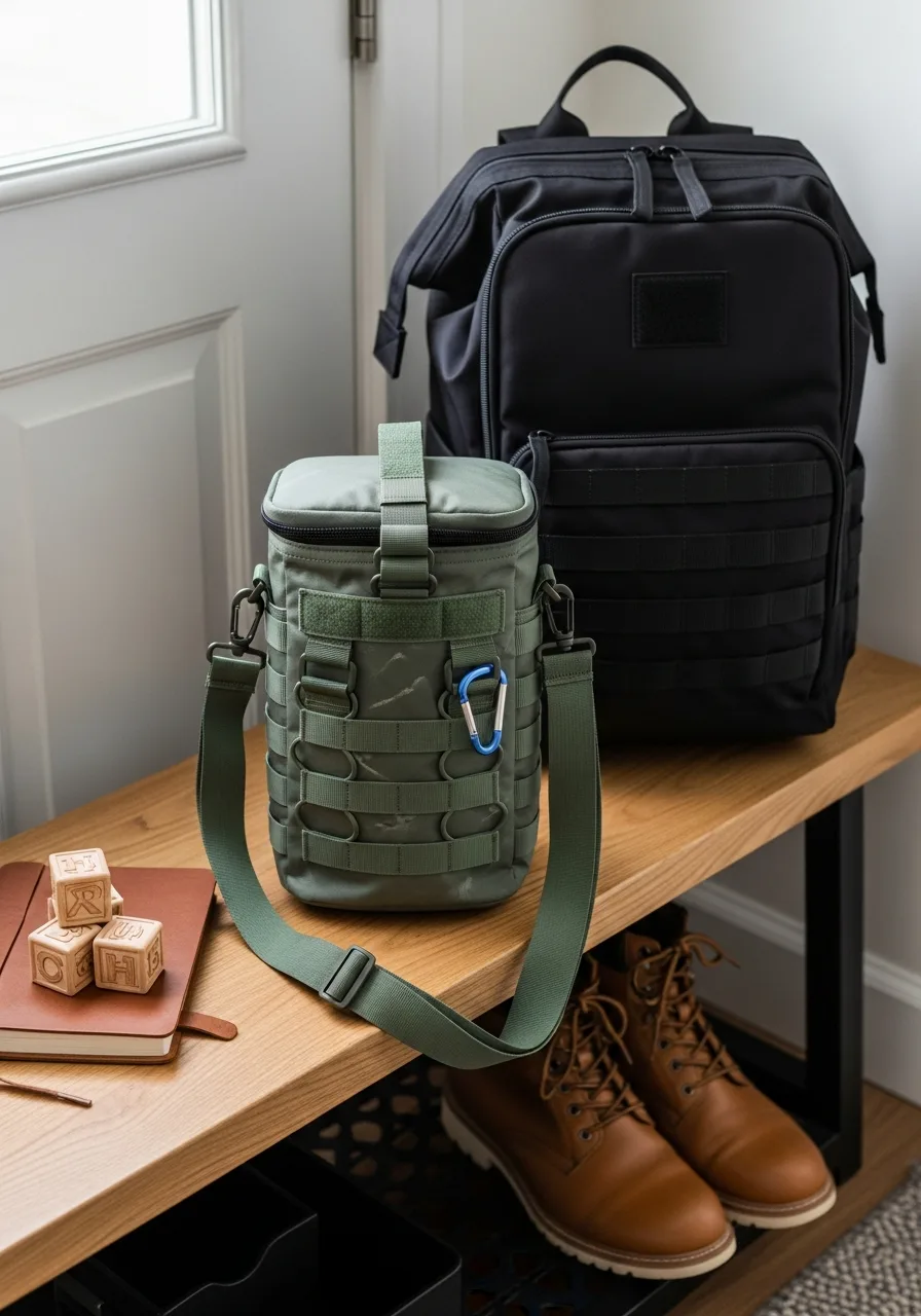 16. Insulated Tactical Bottle Bag
