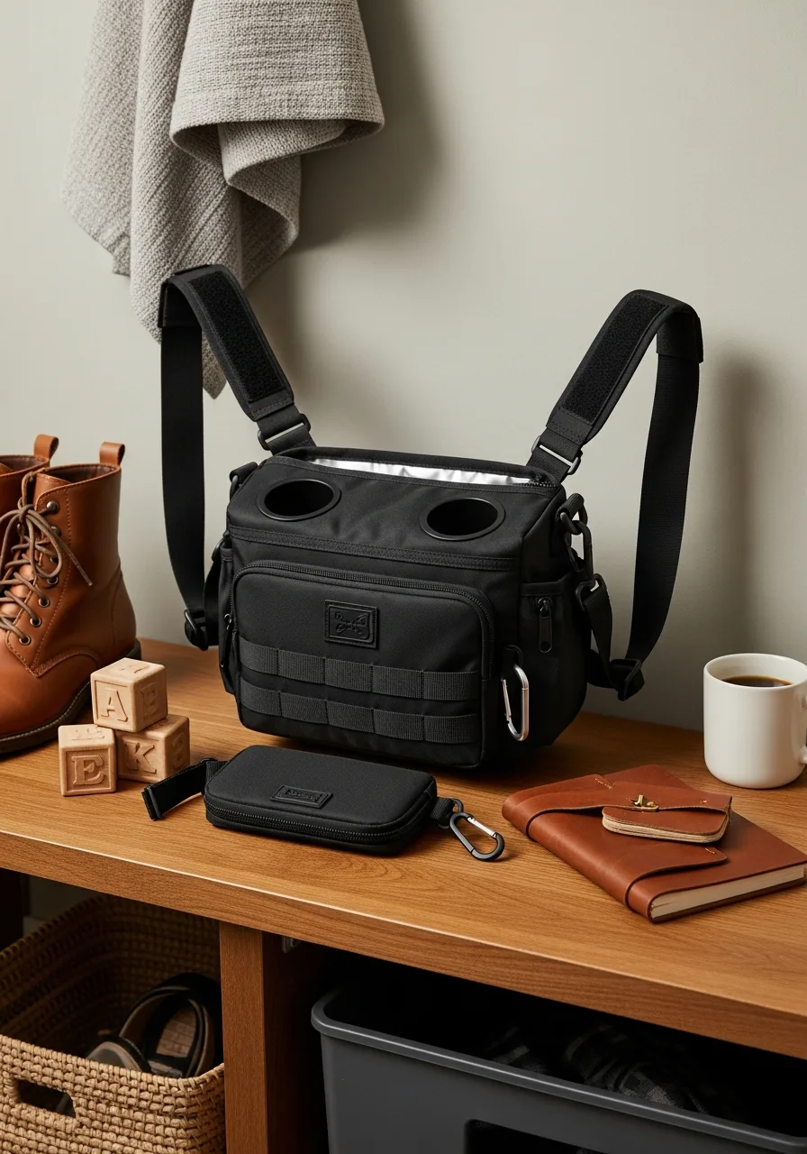 20. Universal Stroller Handle Organizer
