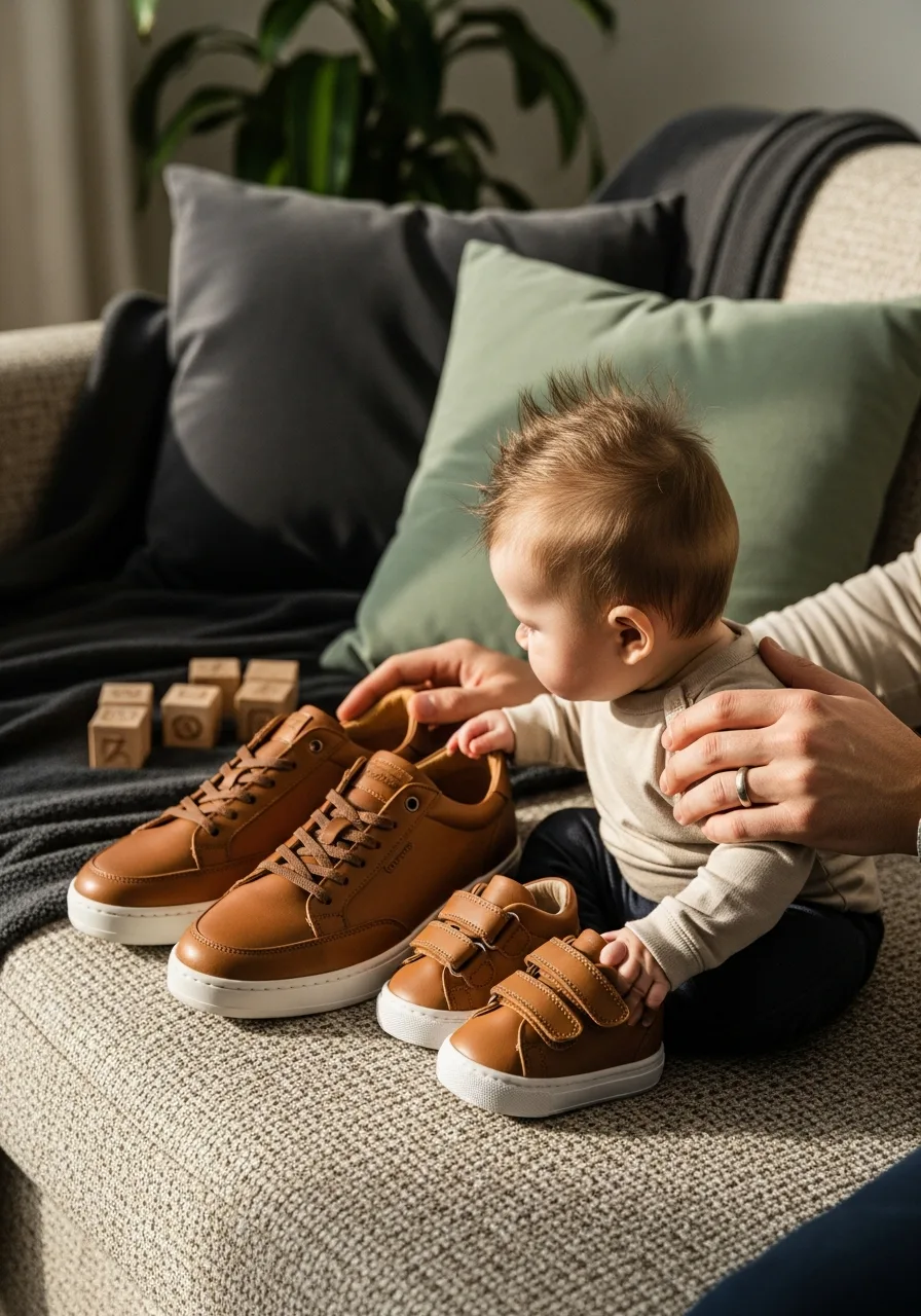 23. Matching Leather Street Sneakers