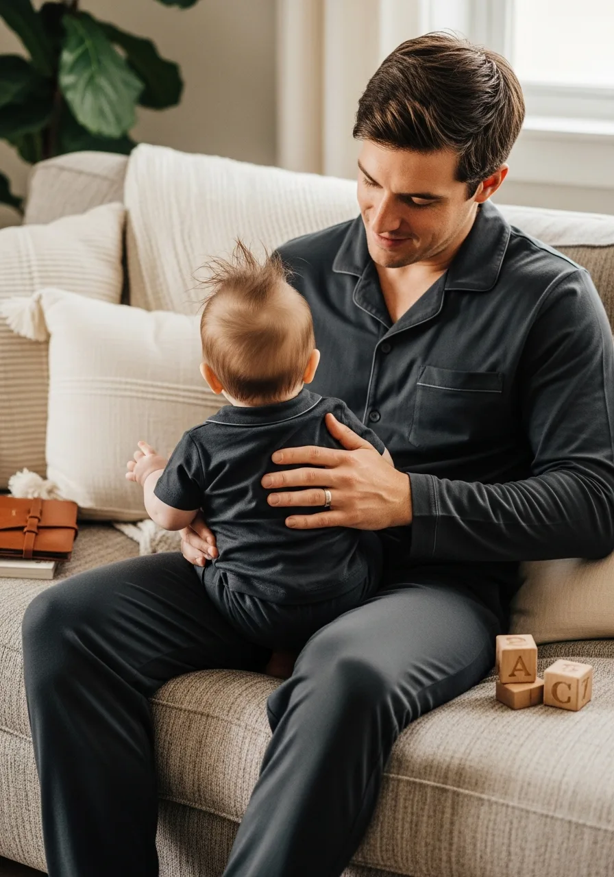 24. Charcoal Modal Pajama Sets