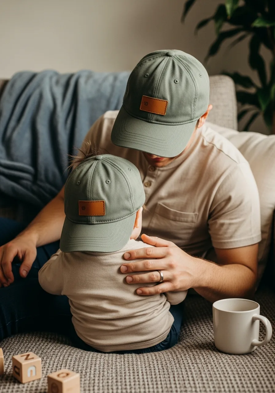 25. Father-Child Matching Baseball Caps