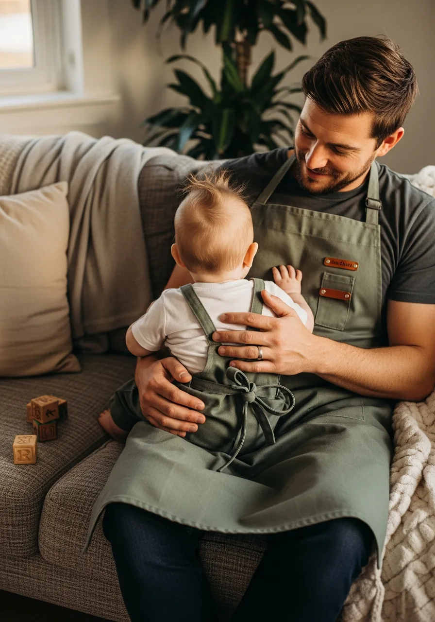 28. Matching Canvas Grill Aprons