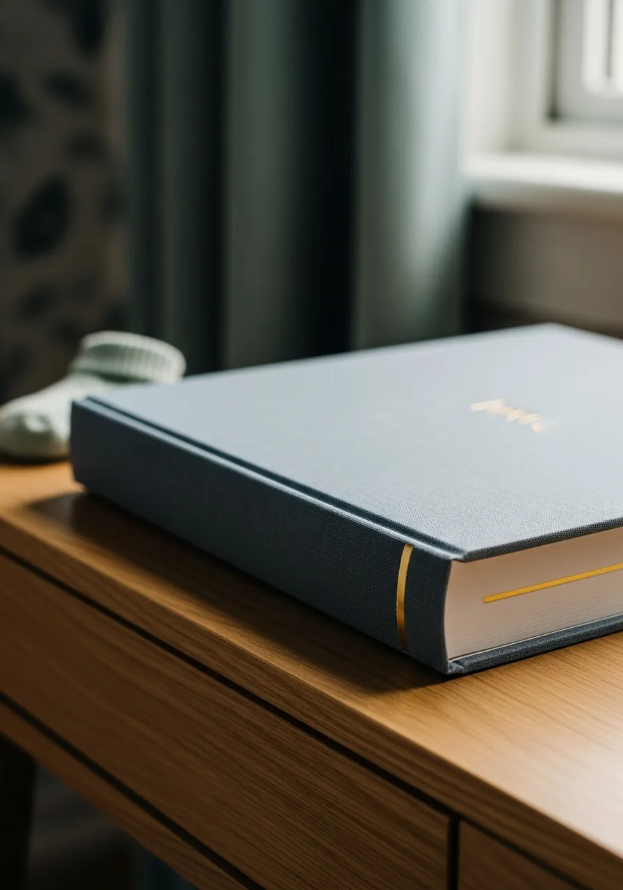 46. Linen Bound Family Photo Album