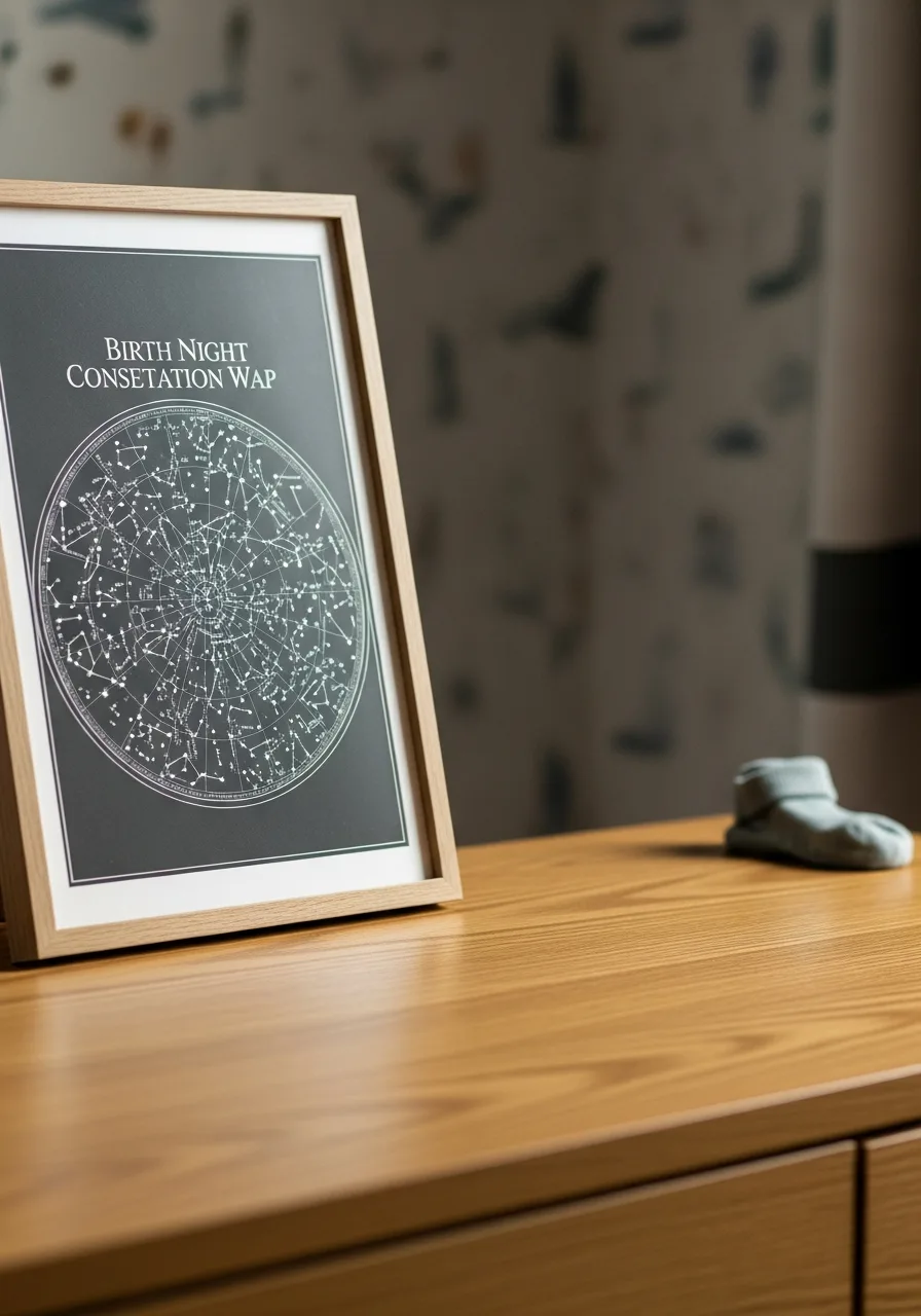 5. Birth Night Constellation Map