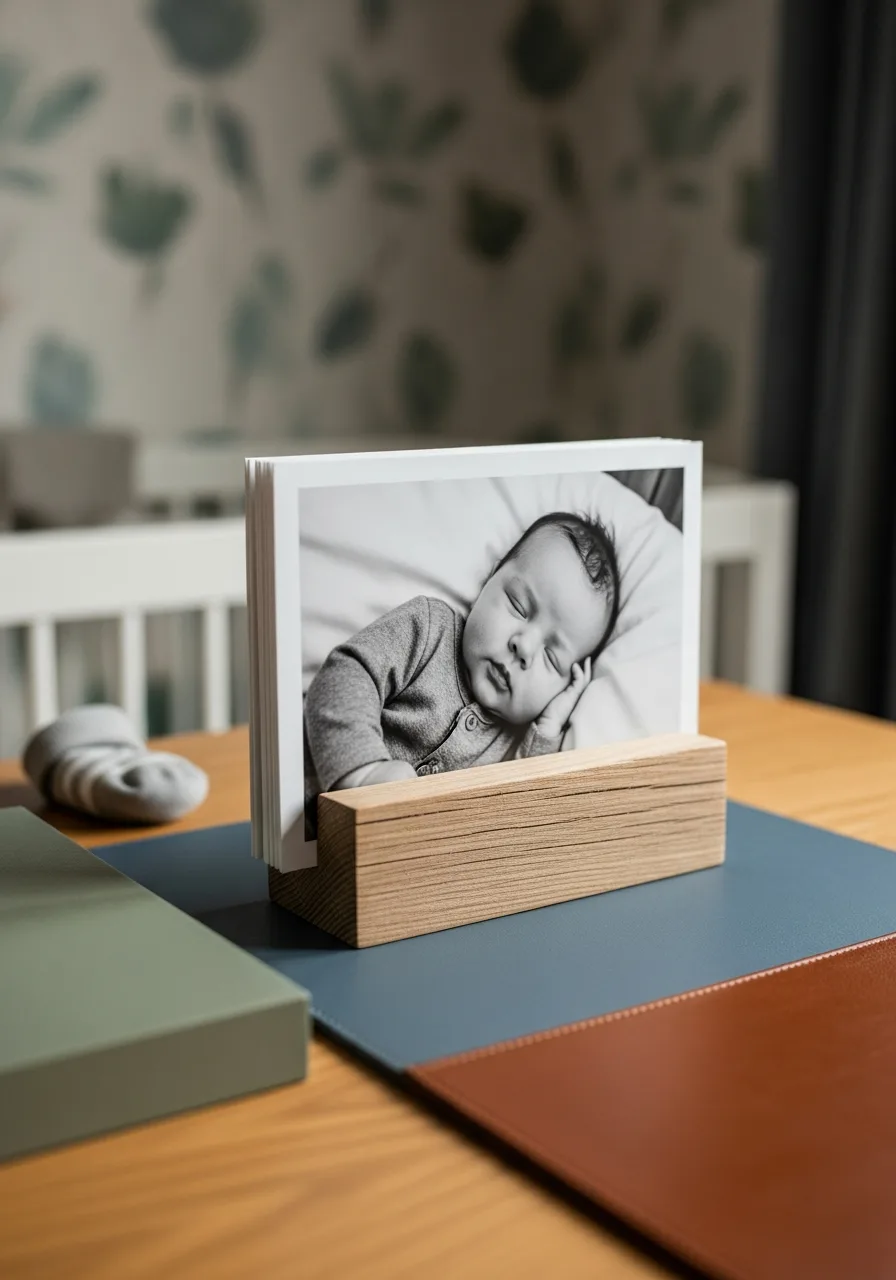50. Minimalist Wood Block Photo Prints