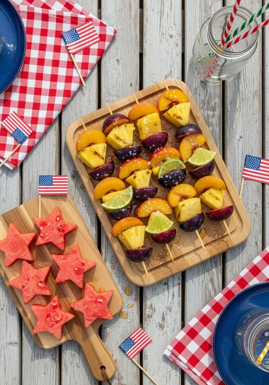 13. Honey Glazed Fruit Picks