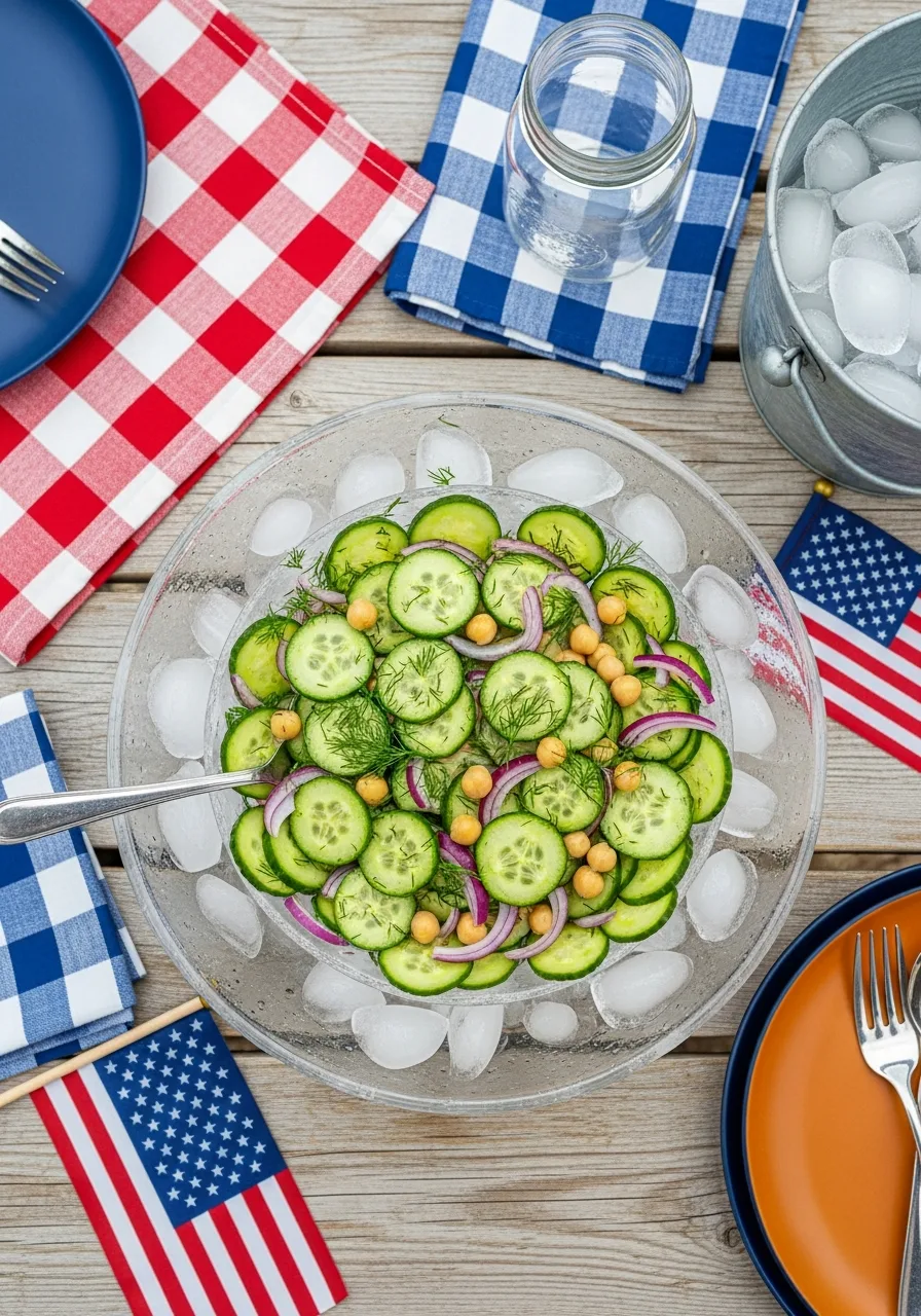 14. Cucumber Dill Crunch Salad