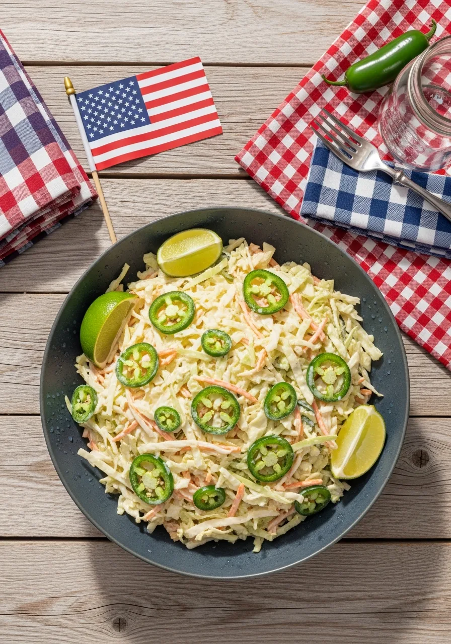 18. Creamy Jalapeño Coleslaw