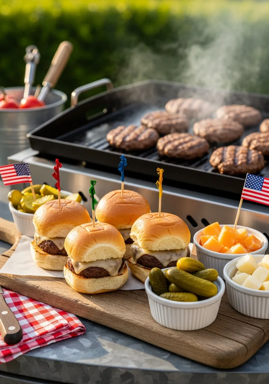 21. Slider Style Burger Bar
