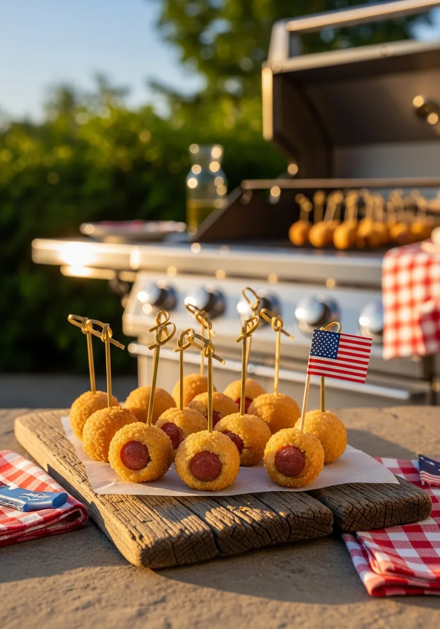28. Mini Corn Dog Bites