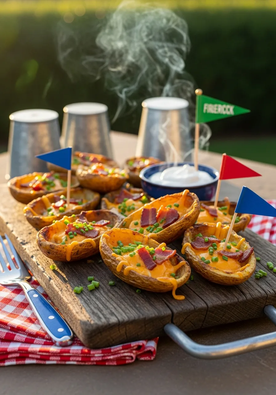 30. Crispy Loaded Potato Skins