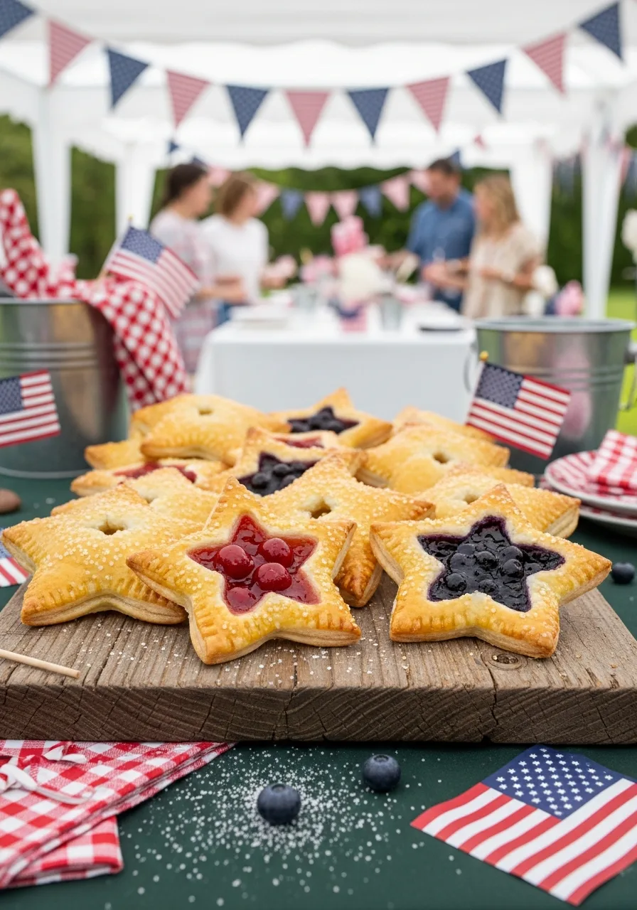 36. Star Shaped Hand Pies