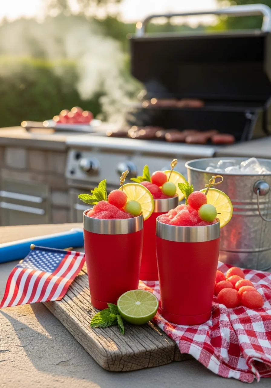 42. Frozen Watermelon Lime Slush
