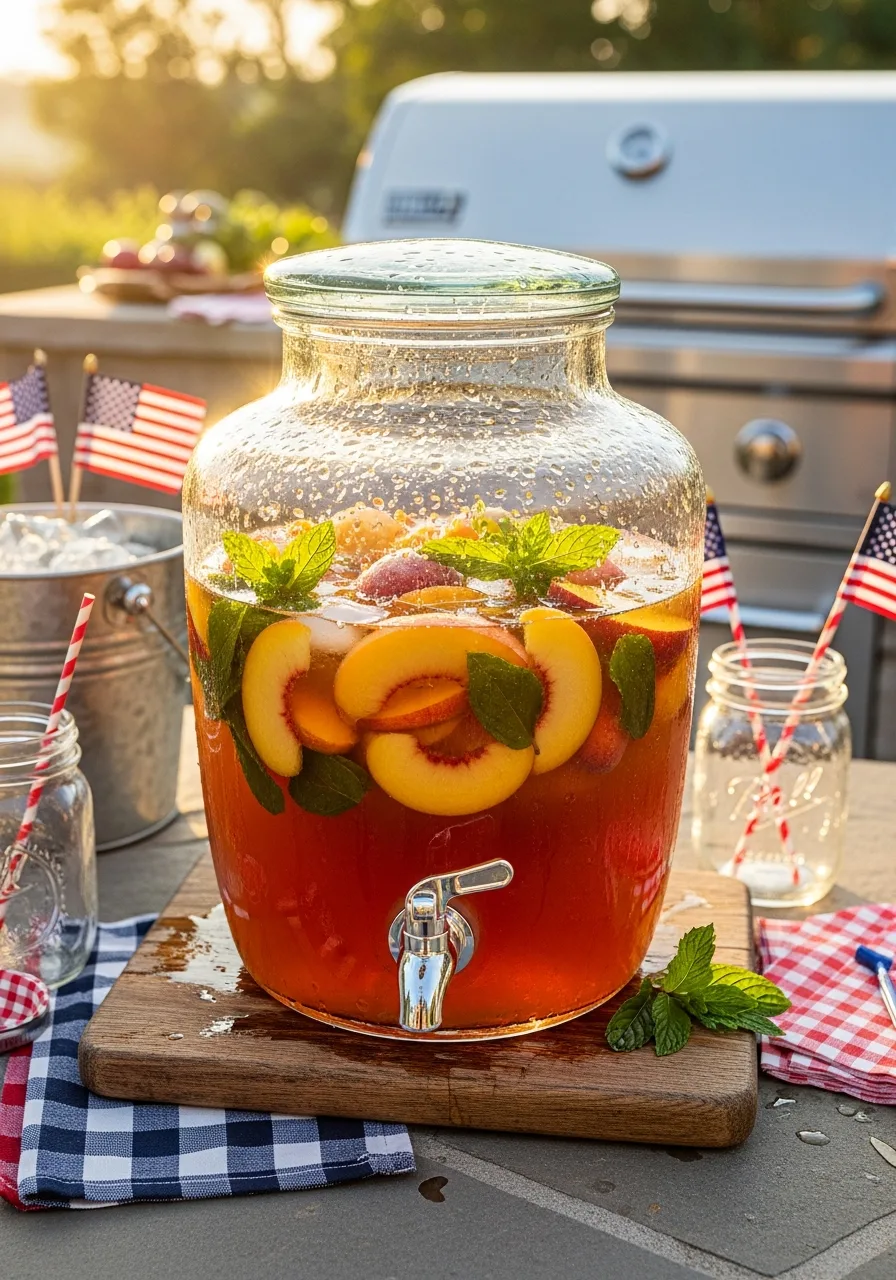 43. Peach Iced Tea Gallons