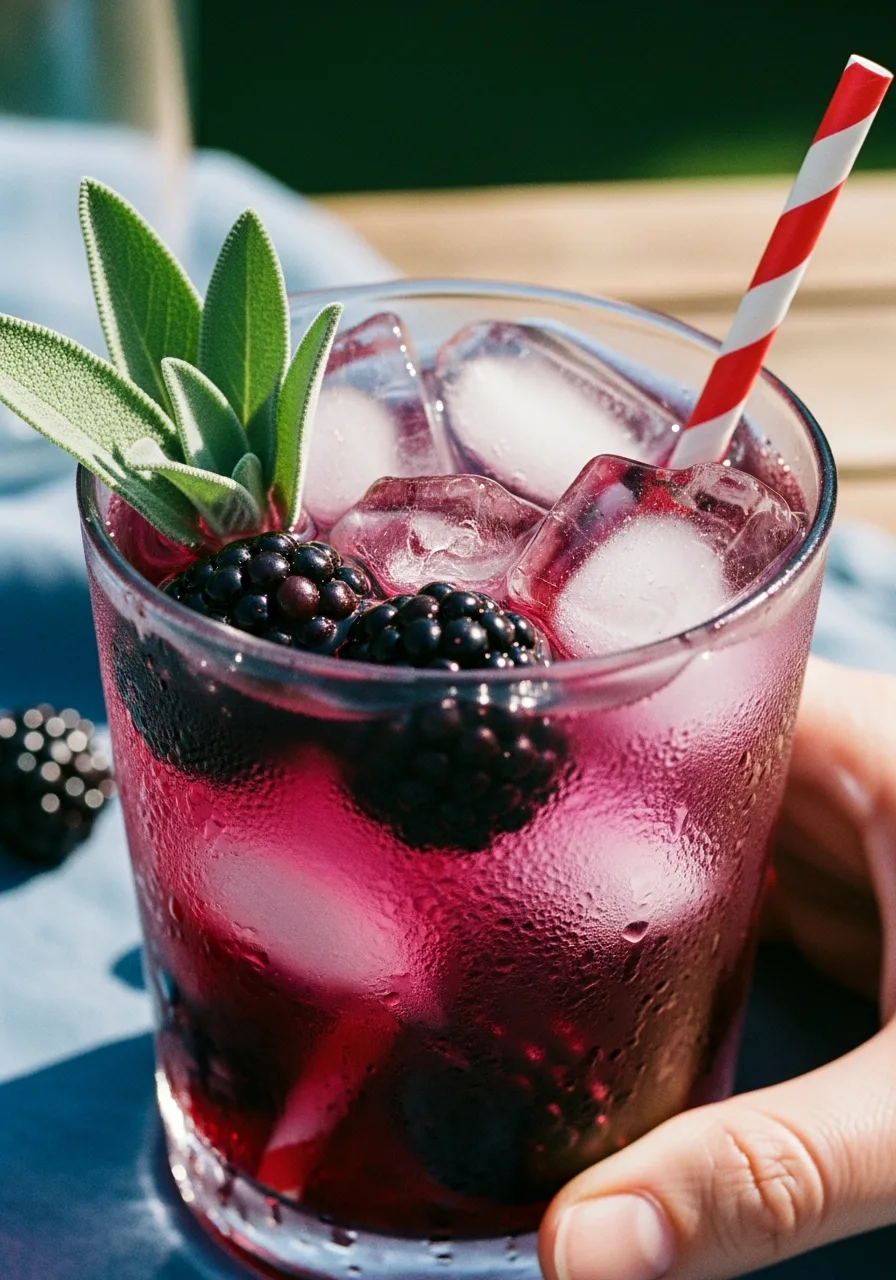 10. Blackberry Sage Iced Tea