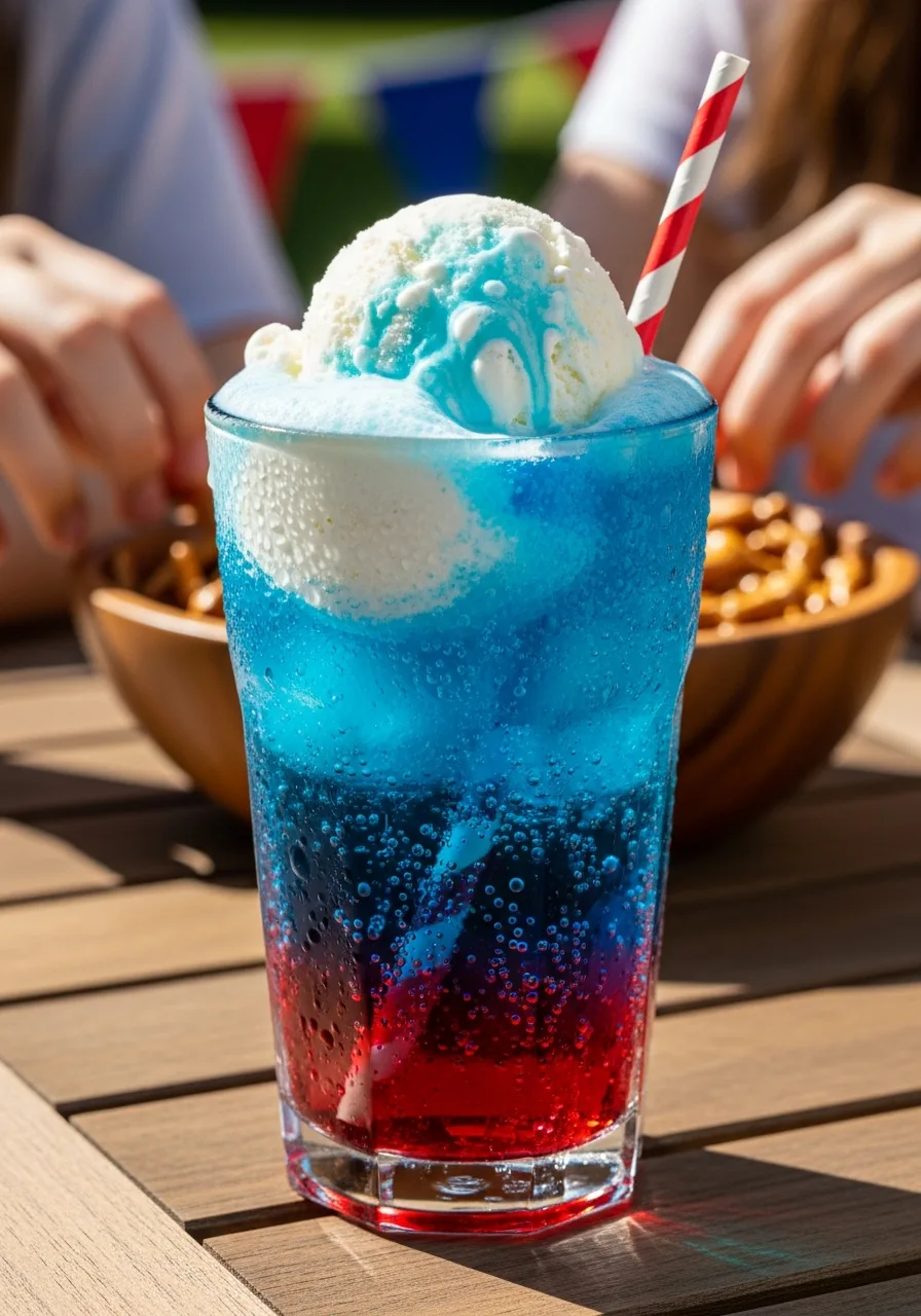 13. Red White Blue Float
