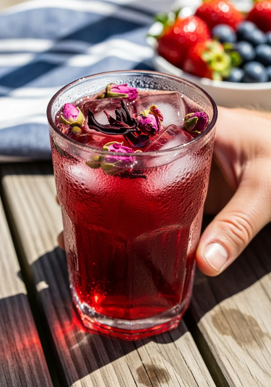 17. Hibiscus Rose Tea