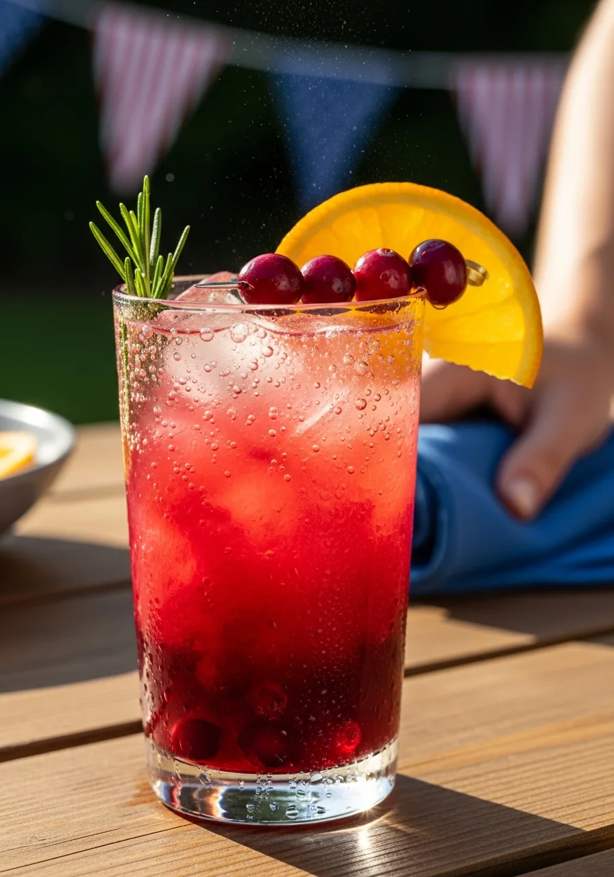 18. Cranberry Orange Sparkler