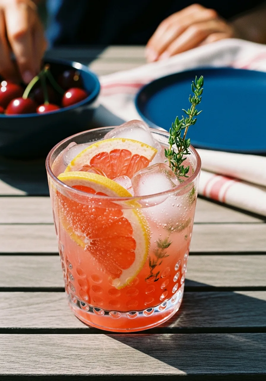 19. Grapefruit Thyme Soda