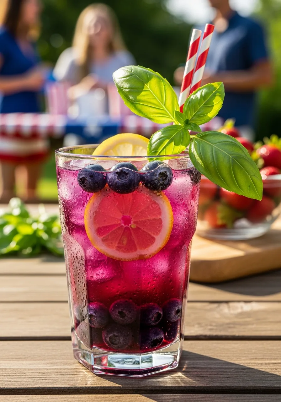 29. Blueberry Basil Lemonade