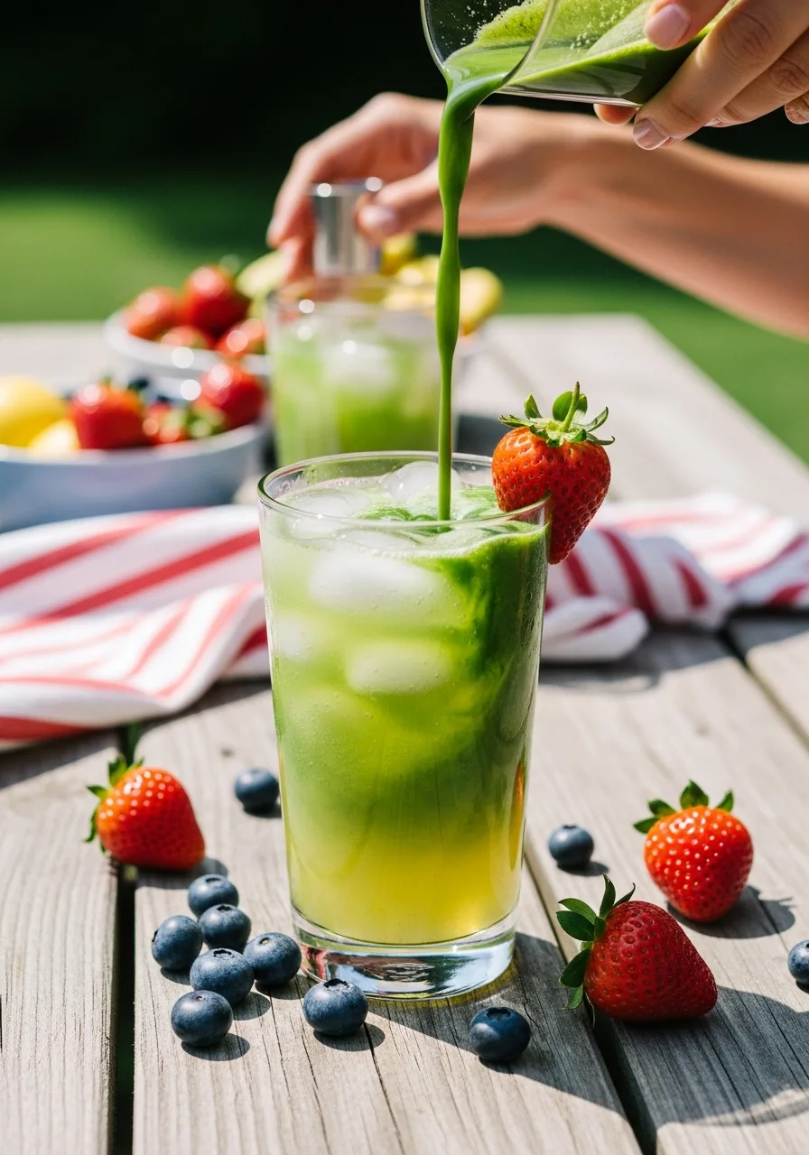 31. Matcha Lemonade Mixer