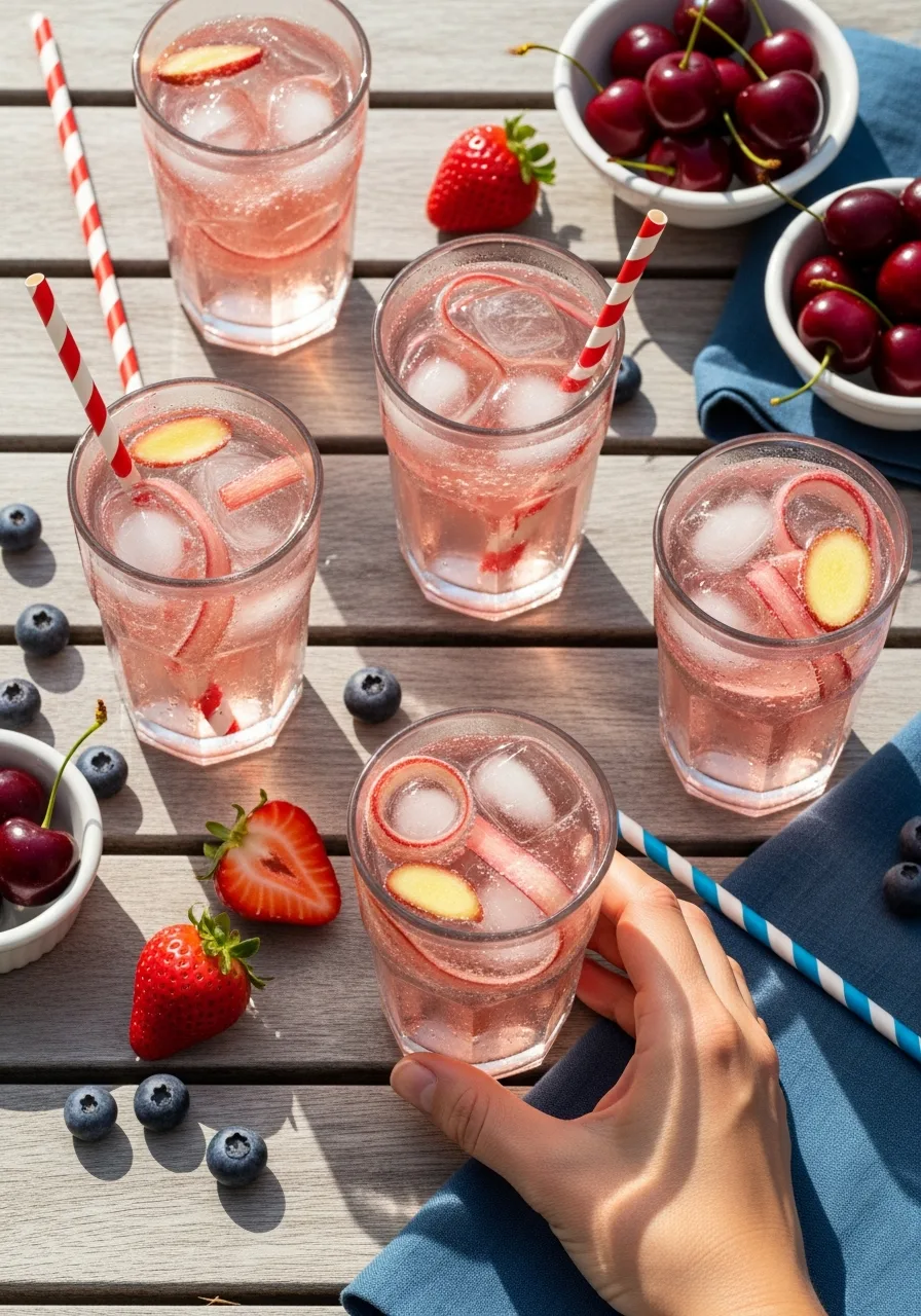 32. Rhubarb Ginger Ale