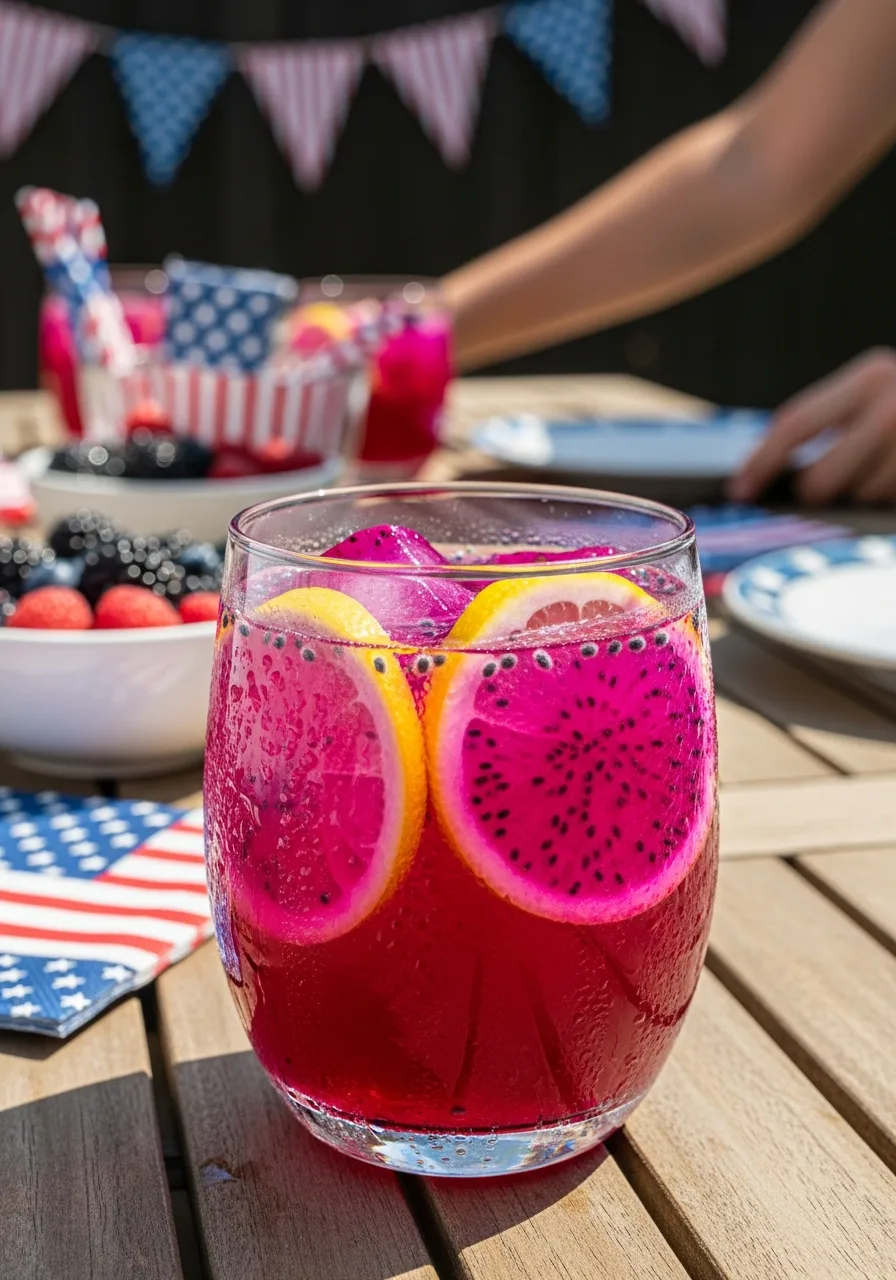 34. Dragon Fruit Lemonade