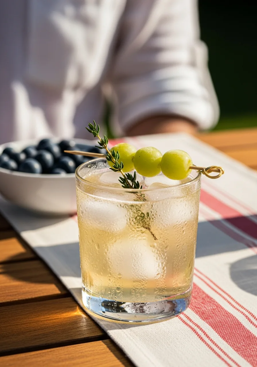 37. White Grape Sparkler