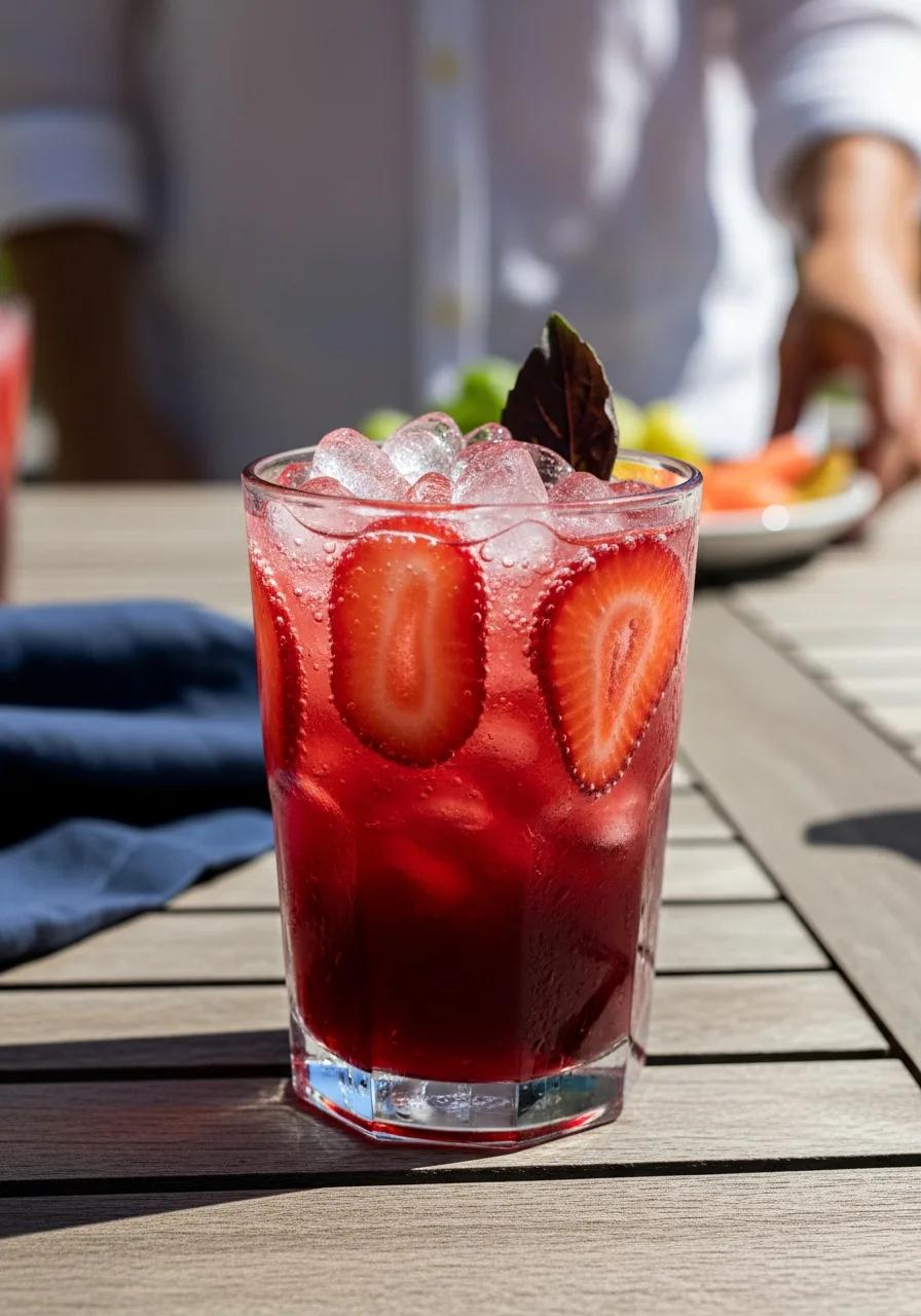 4. Strawberry Balsamic Soda