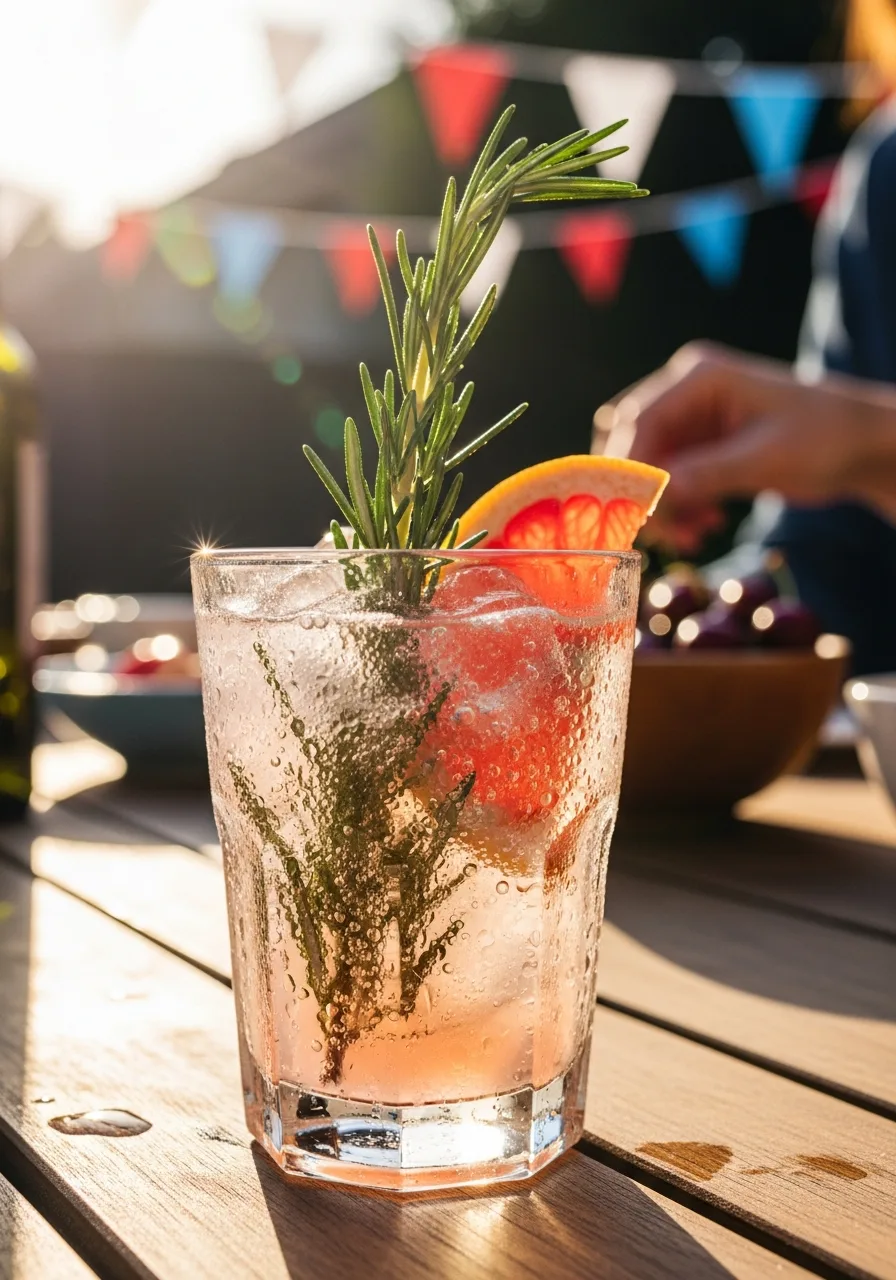 41. Rosemary Grapefruit Mocktail